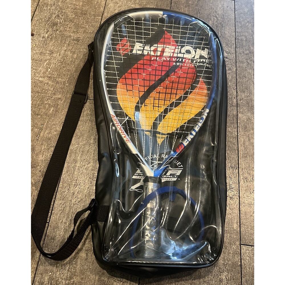 Ektelon Triple Threat Airdrive 1600 Power Racquetball Racquet w/ case